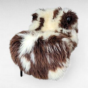 Lush Large Lofty Spotted Hide Sheepskin 52" x 32"
